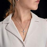 CZ Cross - Necklace